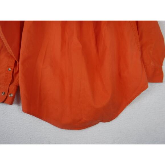 Warner Bros Studio Store Taz Shirt Mens Med. Button Up Orange Embroidered Looney - Picture 9 of 9